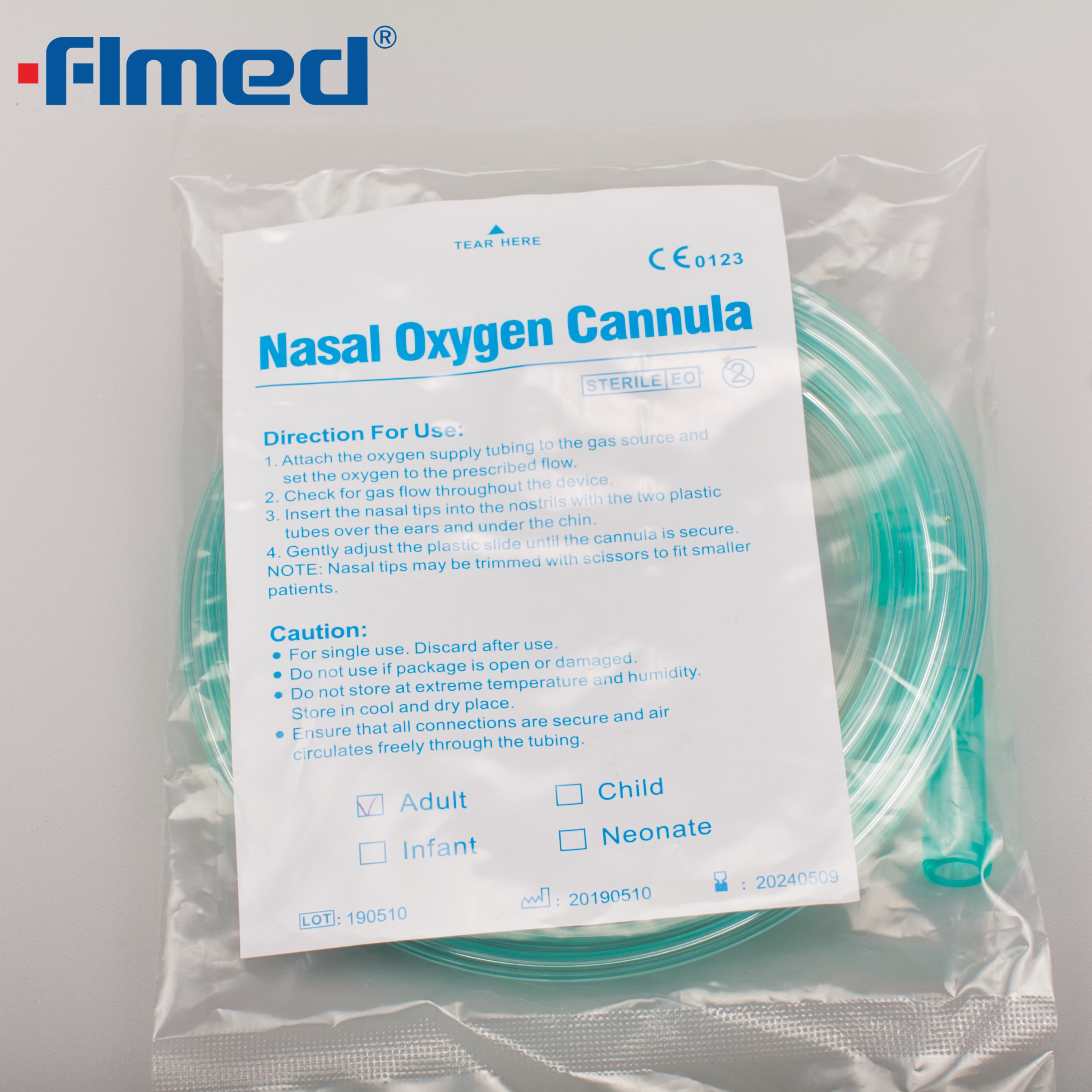 Oxigenoterapia Comfort Cânula nasal macia