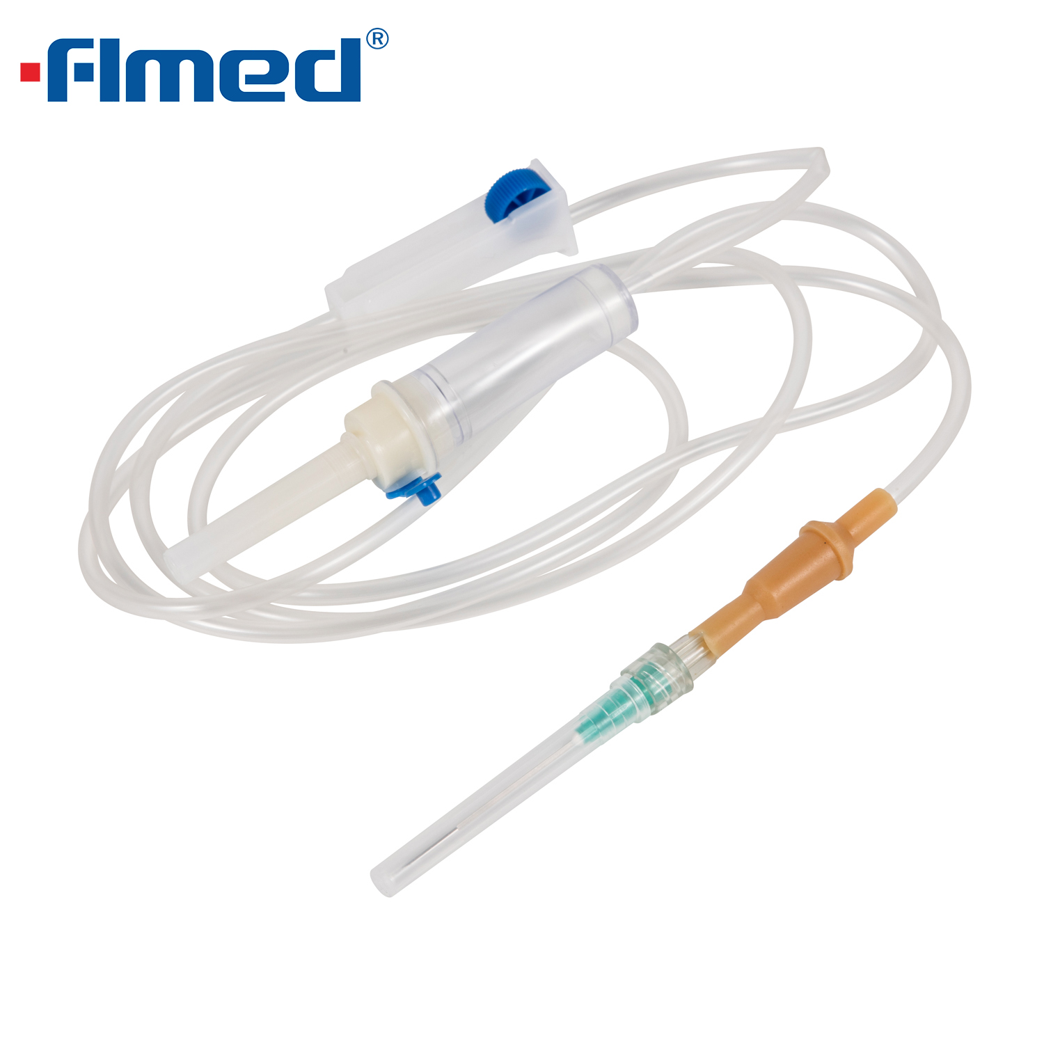 Conjunto de infusão descartável com conjunto de agulha IV