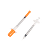 Seringa de insulina descartável com embalagem individual estéril fixa de 0,3ml/0,5ml/1ml aprovada pela CE
