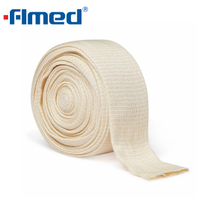 Bandagem tubular elástica, tamanho D, 7,5 cm x 10m