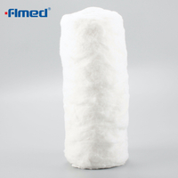 Rolo de algodão hidrofílico de algodão 100% de algodão absorvente médico cirúrgico 100%