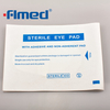  Formato oval embalado individualmente as almofadas para olhos estéreis estériles