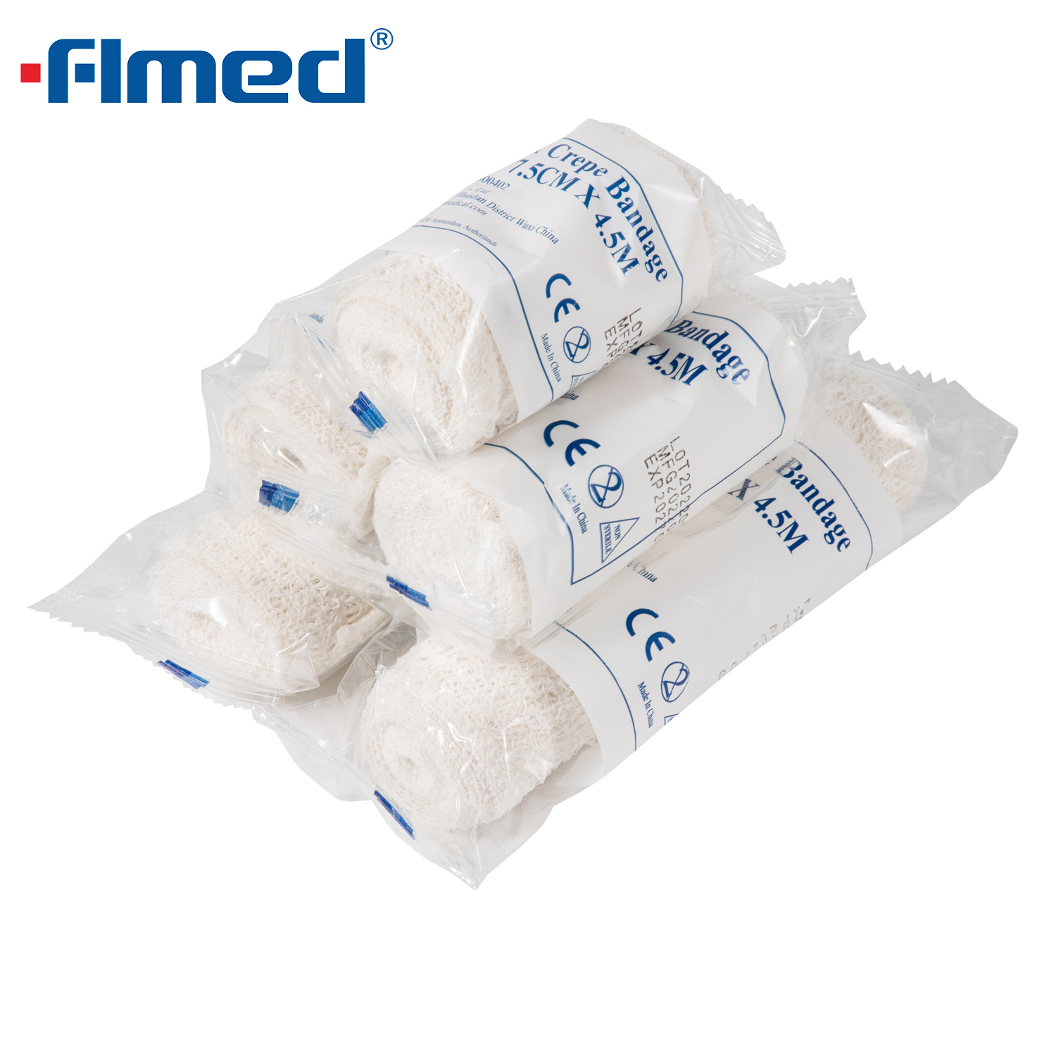 HospiCrepe Elastic Crepe Bandage Bandagens elásticas de suporte