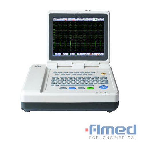 Canal da máquina 12 Digitas de ECG com o eletrocardiógrafo da ligação da tela de toque 12 - CM1200