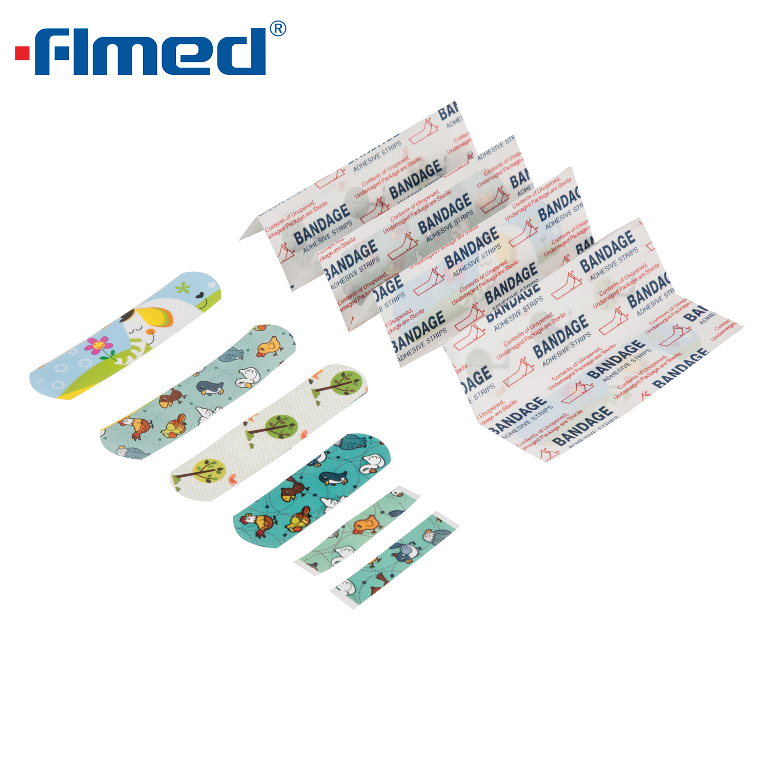 Bandagens adesivas de gesso feridas Caracteres Bandaids e Bandrages for Kids 