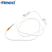 Conjunto de infusão intravenosa descartável com agulha