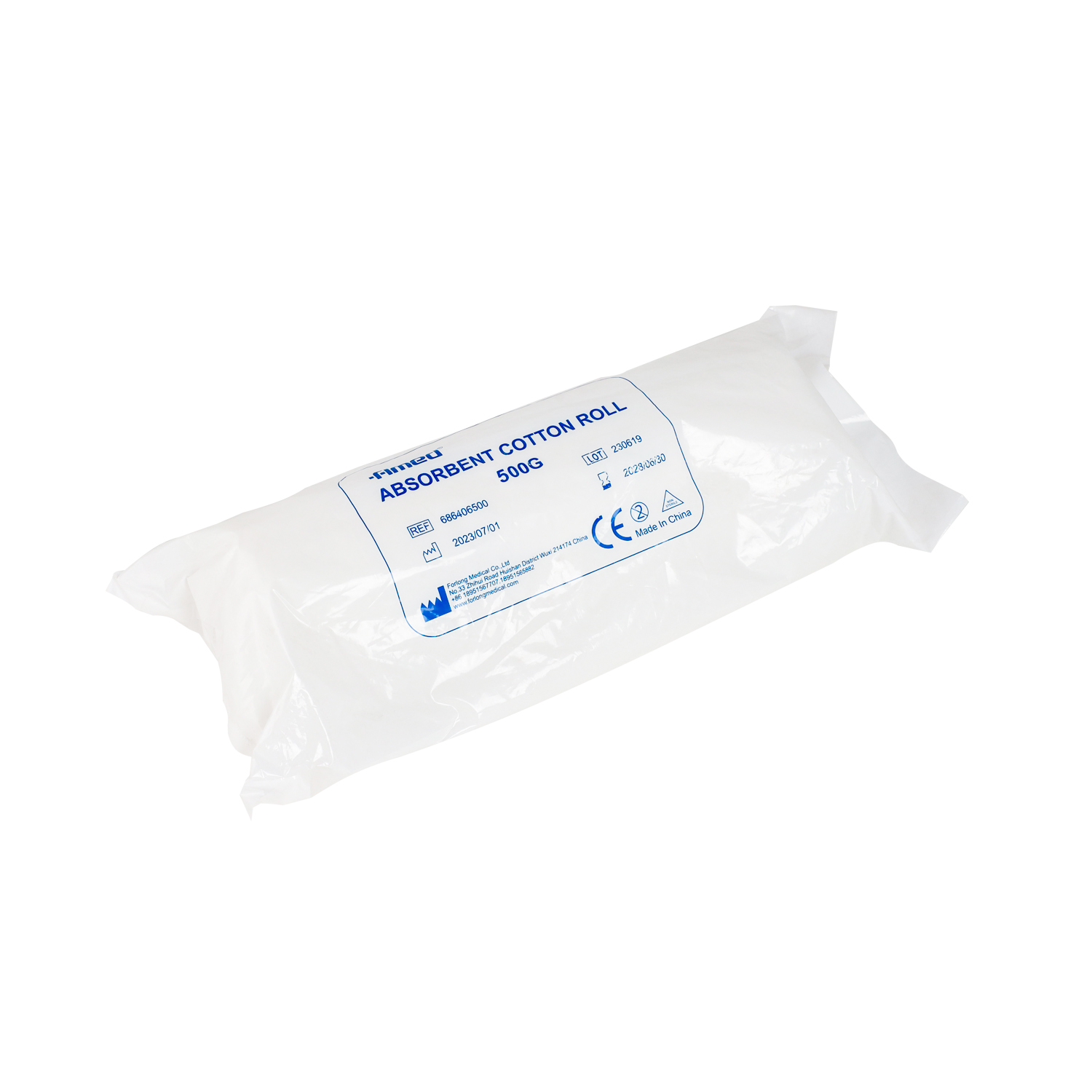 rolo de algod&atilde;o 500g