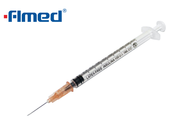 1 ml de insulina seringa e agulha 25g x 16mm CE marcada