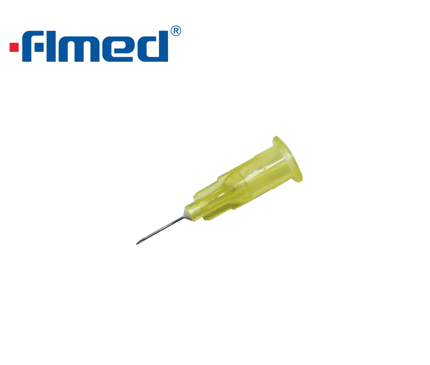 A agulha hipodérmica de 30g (0,3 mm x 13 mm) amarelo claro (30g x 1/2 "polegada)