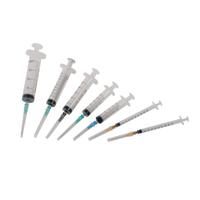 Seringa Luer Slip descartável 1ml 2ml 3ml 5ml 10ml com marcação CE