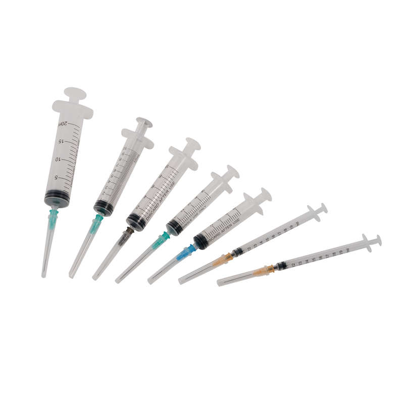 Seringa Luer Slip descartável 1ml 2ml 3ml 5ml 10ml com marcação CE
