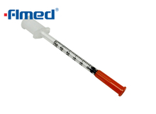 0,3 ml de insulina seringa e agulha 30g x 8mm (30g x 5/16 "polegada)