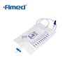 Bolsa médica para drenagem urinária com dispositivo anti-refluxo 2000Ml