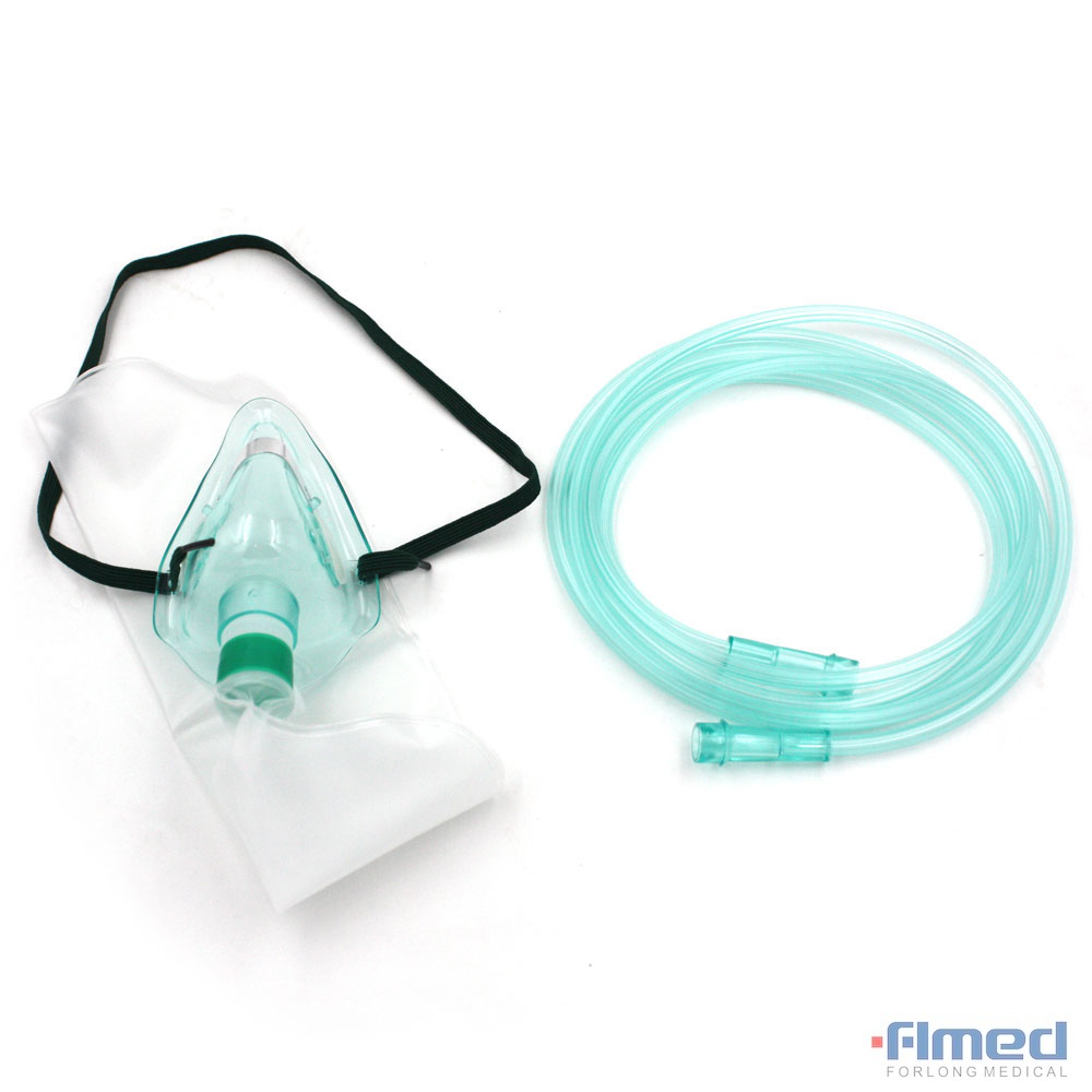  Para que é a bolsa do reservatório em uma máscara de oxigênio?