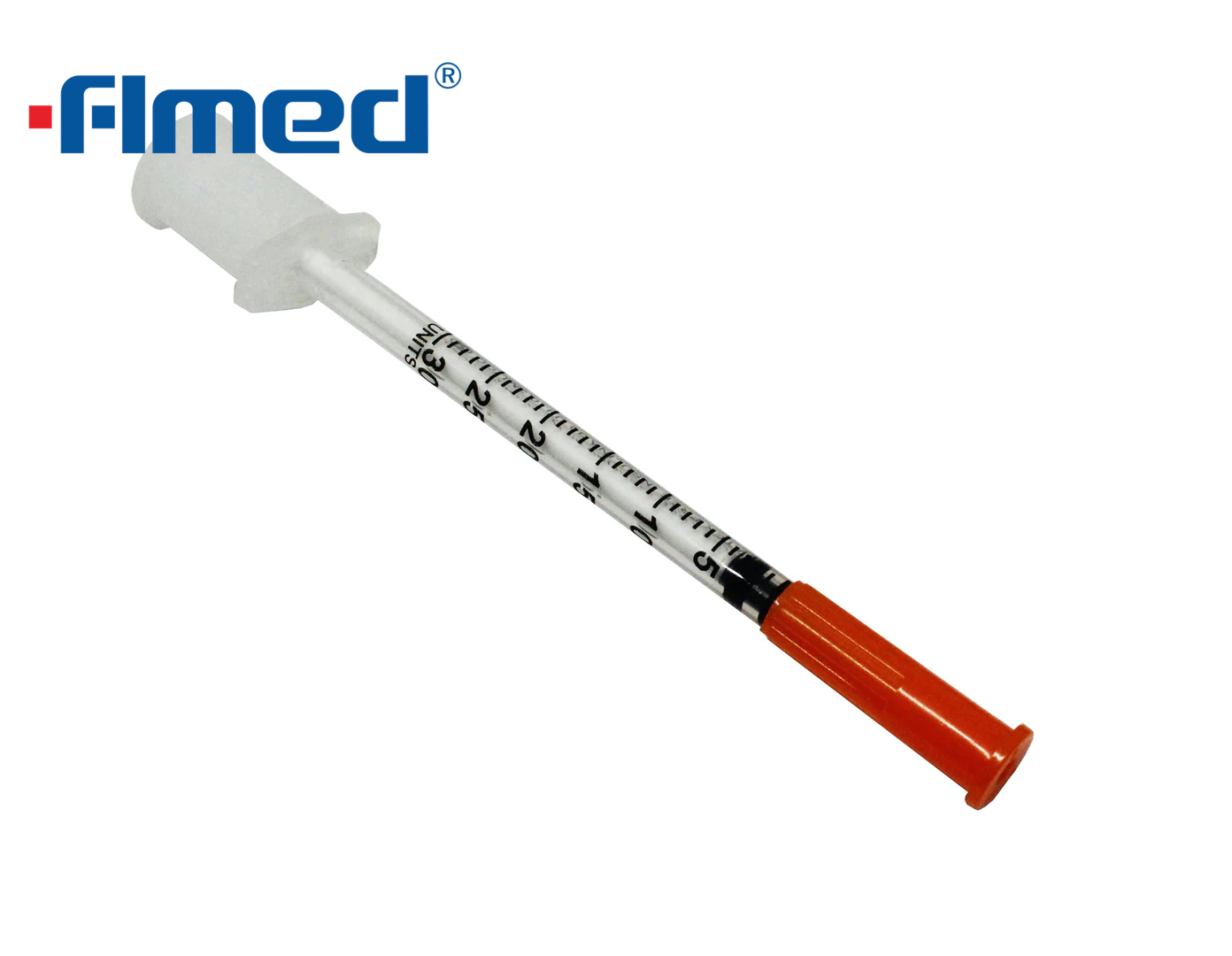 0,3 ml de insulina seringa e agulha 29g x 13mm (29g x 1/2 "polegada)