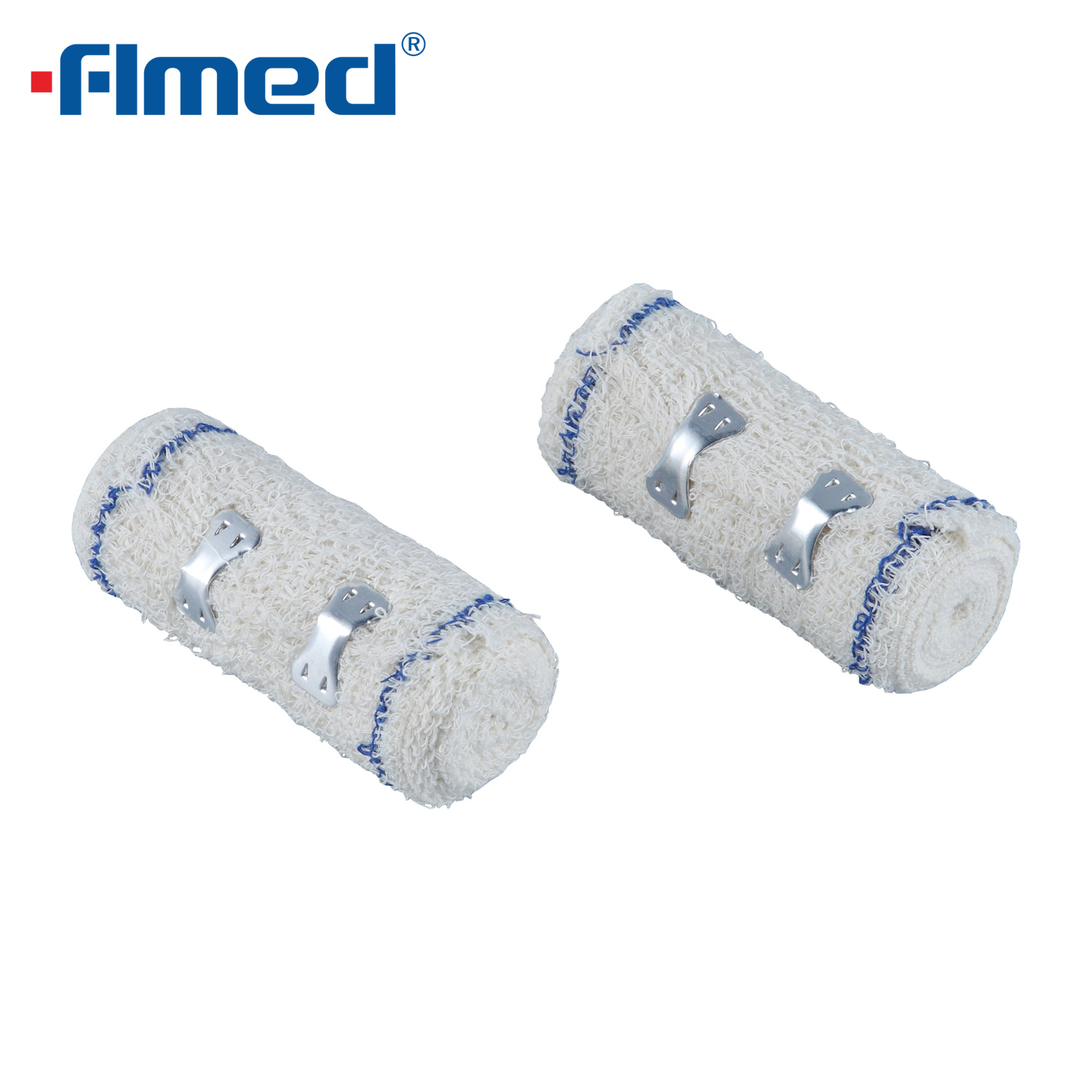 Hospicrepe 10cm x 4,5m Pacote de Crepe Bandage individualmente embrulhado de 12